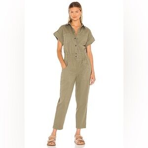 PISTOLA
DANI LIGHTWEIGHT DOLMAN JUMPSUIT -
LODEN GREEN. SIZE M